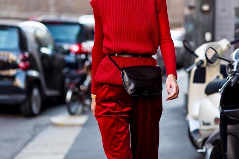 Rot Street Style Modepilot Max Mara Winter 2017 2018