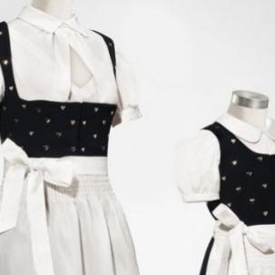 Doppeltes Lottchen: Rena Lange Bubikragen Dirndl