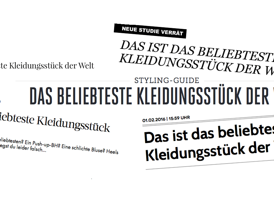 Für Sie geklickt: Fashion & Beauty