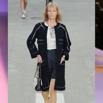 Trends Sommer 2015: Schwarzer Mantel mit Kontrastnaht