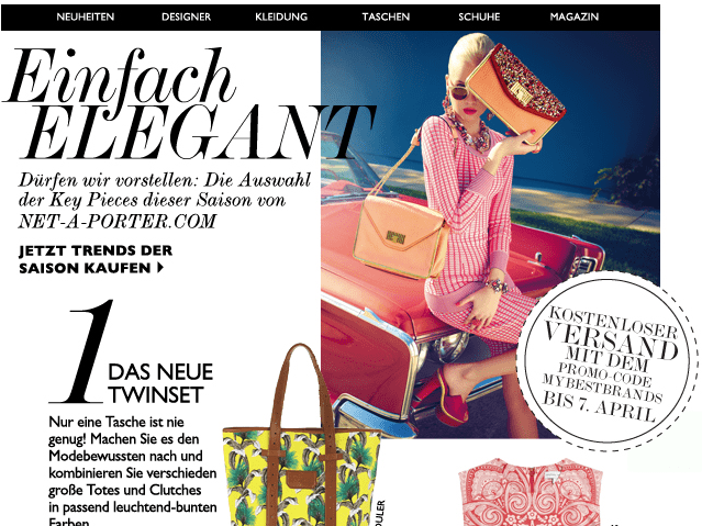 Free-Shipping bei Net-a-porter