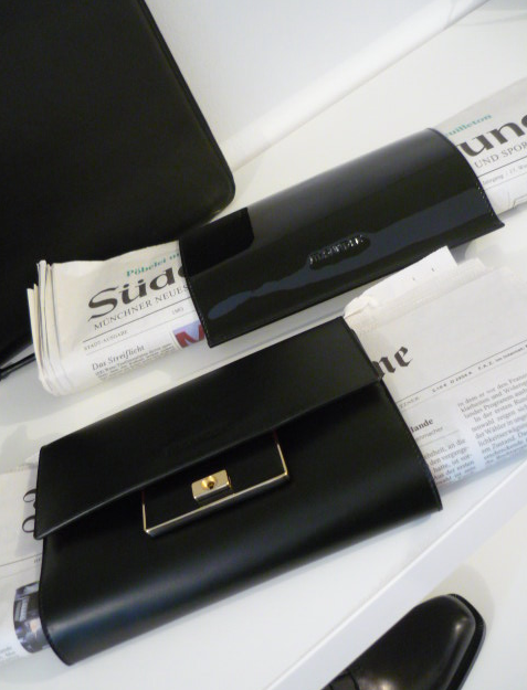 Jil Sander Zeitungen Clutch Modepilot