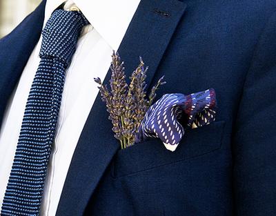 Christophe Josse Lavendel Strickkrawatte Modepilot