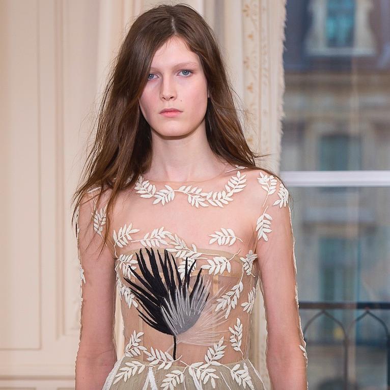 Währenddessen bei der Haute Couture in Paris: Crystal Mesh
