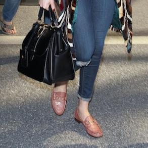 Florence Welch mit Gucci Horsebit Loafers