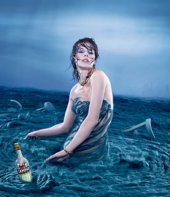 Milla Jovovich Flut Campari Modepilot