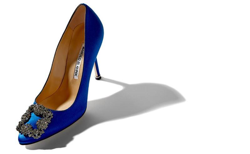 Pumps blau carrie manolo sex and the city modepilot