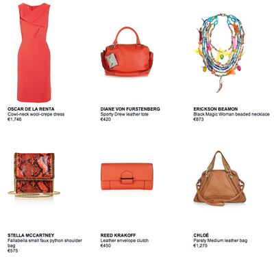 Orangerosa Zeiten bei Net-a-porter Modepilot