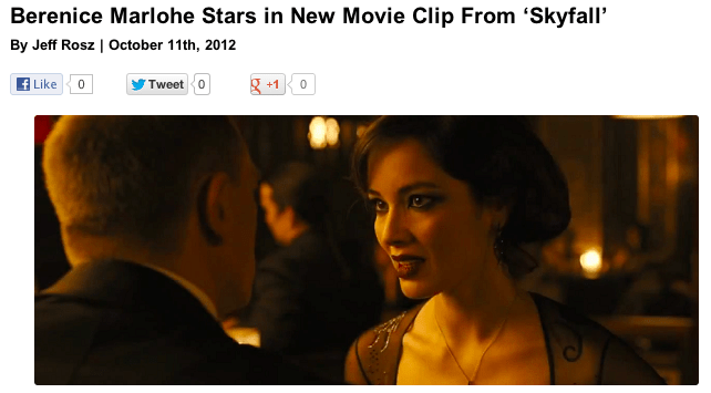 Berenice Marlohe Modepilot
