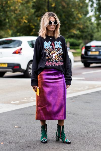 Street Style Violett Lila 2018 Modepilot