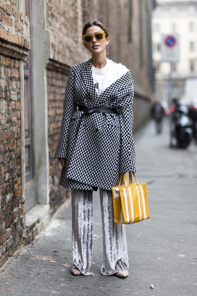 Street style Mailand Milano Milan Blazer belt Modepilot winter 2017
