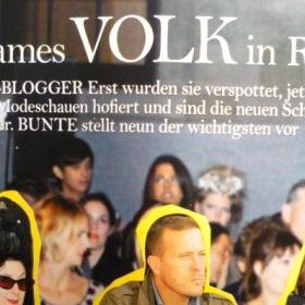 Danke für die Front-row-Platzierung, BUNTE!