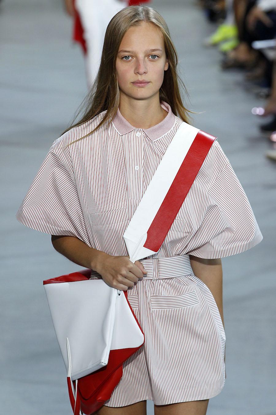 Lacoste handbag tote versatile Modepilot Runway 2016